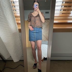 SOLD-Sheer floral blouse